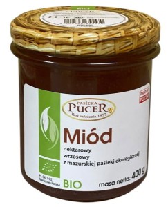 Miód wrzosowy BIO 400 g od PASIEKA PUCER