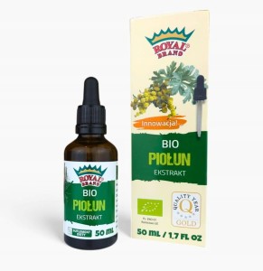 Ekstrakt z piołunu w kroplach BIO 50 ml od ROYAL BRAND