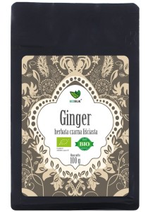 Herbata czarna liściasta imbirowa BIO 100 g od ECOBLIK