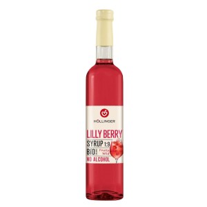 Syrop do drinków i koktajli lilly berry BIO 500 ml od HOLLINGER