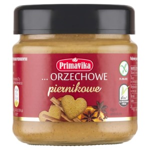 Pasta orzechowa piernikowa bezglutenowa 185 g od PRIMAVIKA