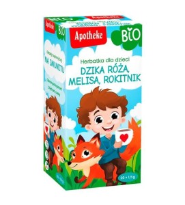 Herbatka dla dzieci dzika róża i rokitnik BIO (20 x 1,5 g) 30 g od APOTHEKE