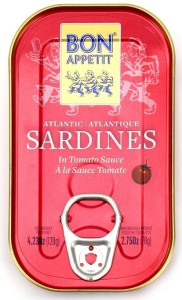 Sardynki portugalskie w sosie pomidorowym 120 g (78 g) od BON APPETIT
