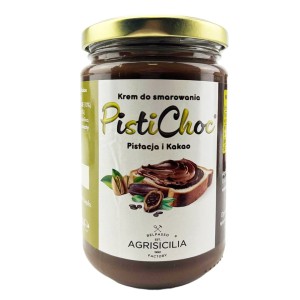 Krem pistacjowo kakaowy 340 g od AGRISICILIA