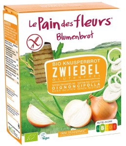 Pieczywo chrupkie cebulowe bezglutenowe BIO 150 g od LE PAIN DES FLEURS