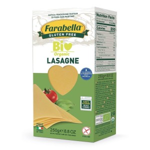 Makaron (kukurydziano ryżowy) lasagne bezglutenowy BIO 250 g od FARABELLA