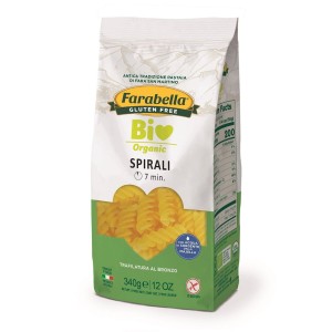 Makaron (kukurydziano ryżowy) świderki bezglutenowy BIO 340 g od FARABELLA