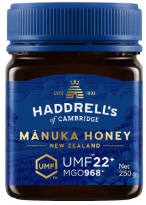 Miód manuka MGO 968+ UMF 22+ 250 g od HADDRELL'S OF CAMBRIDGE