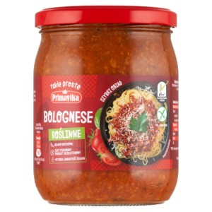 Sos wegański bolognese bezglutenowy 470 g od PRIMAVIKA
