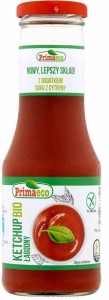 Ketchup łagodny bezglutenowy BIO 315 g od PRIMAECO