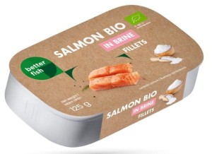 Łosoś atlantycki w sosie własnym BIO 125 g (75 g) od BETTER FISH