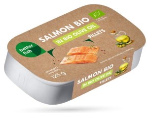 Łosoś atlantycki w oliwie z oliwek extra virgin BIO 125 g od BETTER FISH