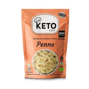 Makaron (konjac) penne bezglutenowy BIO 270 g (200 g) od KETO CHEF