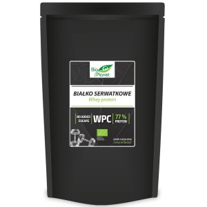 Białko serwatkowe naturalne (WPC 77) BIO 500 g od BIO PLANET