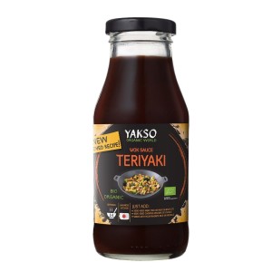 Sos sojowy słodki teriyaki do woka BIO 240 ml od YAKSO