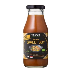 Sos sojowy słodki do woka BIO 240 ml od YAKSO