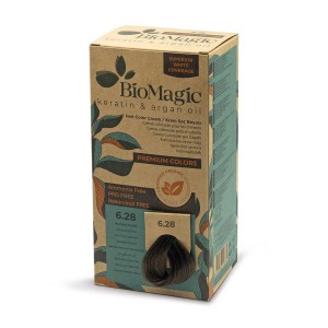 Farba do włosów popielato perłowy ciemny blond (6.28) 170 ml od BIOMAGIC