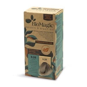 Farba do włosów popielato perłowy bardzo jasny blond (9.28) 170 ml od BIOMAGIC