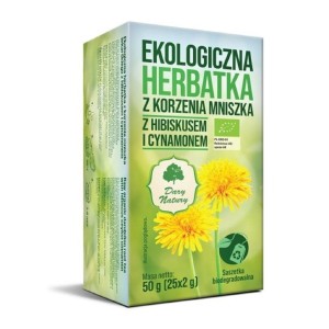 Herbatka z korzenia mniszka z hibiskusem i cynamonem BIO (25 x 2 g) 50 g od DARY NATURY