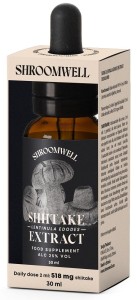 Grzyby shiitake ekstrakt w kroplach 30 ml od SHROOMWELL