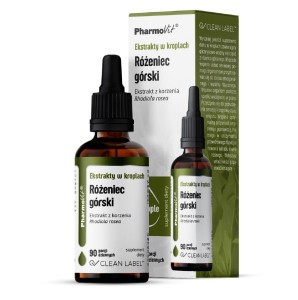 Ekstrakty w kroplach różeniec górski bezglutenowe 30 ml od PHARMOVIT