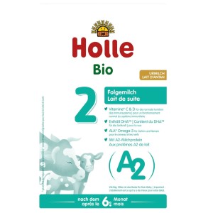 Mleko A2 krowie 2 następne dla niemowląt po 6 m-cu BIO 400 g od HOLLE