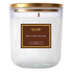 Świeca sojowa zapachowa hot chocolate 180 ml od YOUR CANDLE