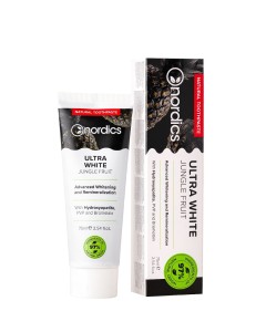 Pasta do zębów ultra white jungle fruit bez fluoru ECO 75 ml od NORDICS