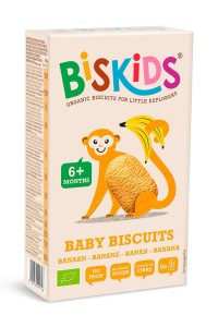 Ciasteczka bananowe od 6 m-ca BIO 120 g od BISKIDS