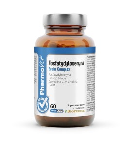 Fosfatydyloseryna brain complex bezglutenowa 60 kapsułek od PHARMOVIT