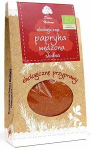 Papryka wędzona słodka BIO 50 g od DARY NATURY