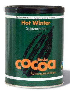 Czekolada do picia hot winter bezglutenowa BIO 250 g od BECKS COCOA