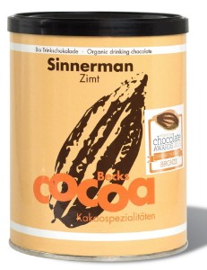 Czekolada do picia cynamonowa bezglutenowa BIO 250 g od BECKS COCOA