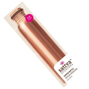 Butelka miedziana plain 950 ml od SATTVA