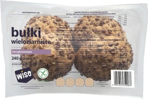 Bułki kajzerki wieloziarniste bezglutenowe (4 szt.) 240 g od WISO