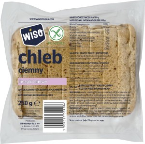 Chleb ciemny krojony bezglutenowy 250 g od WISO