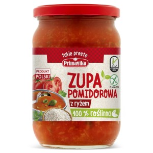 Zupa pomidorowa z ryżem bezglutenowa 700 g od PRIMAVIKA