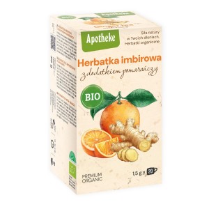 Herbatka imbirowa z dodatkiem pomarańczy BIO (20 x 1,5 g) 30 g od APOTHEKE