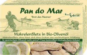 Makrela filety w BIO oliwie z oliwek extra virgin 120 g (90 g) od PAN DO MAR