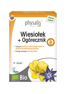 Wiesiołek + ogórecznik BIO 60 kapsułek od PHYSALIS