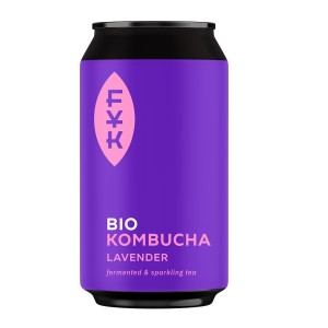 Kombucha herbata zielona z lawendą bezglutenowa BIO 330 ml od FOREVER YOUNG KOMBUCHA