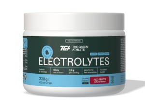 Elektrolity o smaku czerwonych owoców bezglutenowe 320 g od THE GREEN ATHLETE