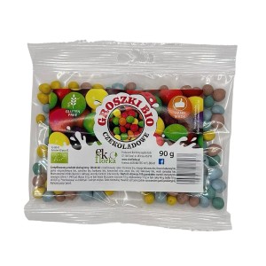 Groszki w czekoladzie bezglutenowe BIO 90 g od EKOFLORKA