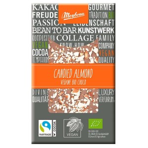Tabliczka kakaowa migdały sól fair trade BIO 30 g od MEYBONA