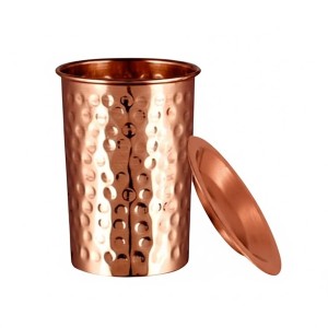 Kubek miedziany hammer z przykrywką 350 ml od SATTVA