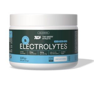 Elektrolity bezsmakowe bezglutenowe 320 g od THE GREEN ATHLETE