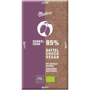 Tabliczka kakaowa 85 % słodzona daktylami BIO 80 g od MEYBONA