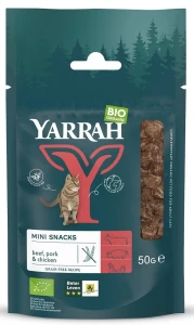 Przysmak kostki z wołowiny, wieprzowiny i kurczaka BIO 50 g od YARRAH