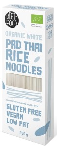 Makaron (ryżowy) noodle pad thai bezglutenowy BIO 250 g od DIET FOOD