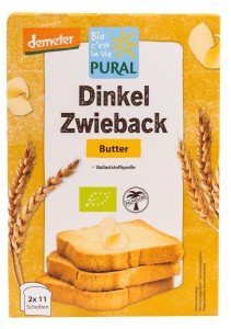 Sucharki orkiszowe maślane BIO 200 g od PURAL